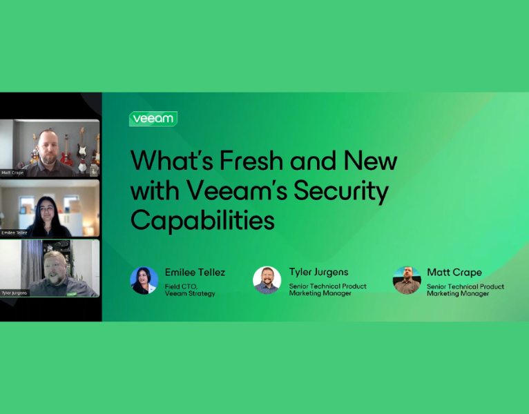 What’s Fresh and New with Veeam Data Platform and Security